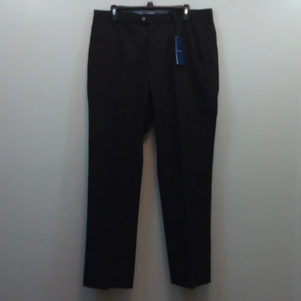 NWT Faconnable Brown Cotton/Wool Pants 36 - 31.5 - Picture 2 of 14